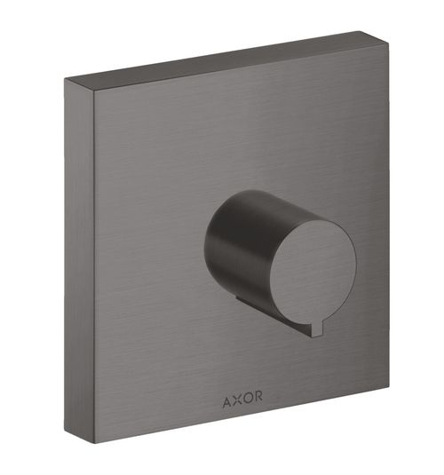 AXOR-HG-AXOR-ShowerSolutions-Absperrventil-120-120-Unterputz-eckig-Brushed-Black-Chrome-10972340 gallery number 1